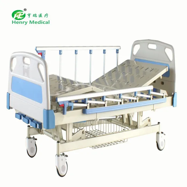 Hospital furniture Medical beds 3 cranks manual hospital beds for patient
