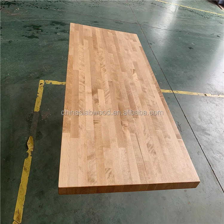 Maple wood counter tops/wood work tops/Edge grain kitchen butcher block island tops