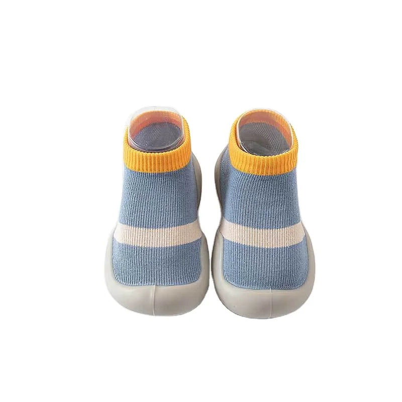 Baby Boy Girls Animal Non-Skid Indoor Slipper with Memory Insole Protect Toes Infants Breathable Elastic Socks Shoes