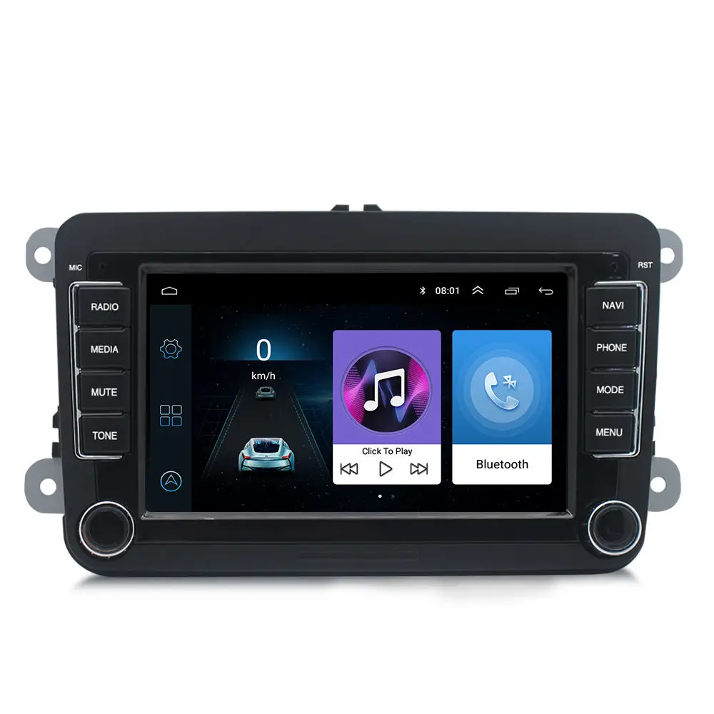 Car radio android 2+32G carplay 7 inch car dvd player for Vw Golf Polo 5 6 Plus Passat B6 Jetta Tiguan Touran Sharan