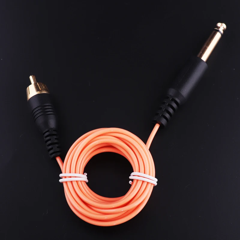 EDGE RCA-L Clip Cord 2 m super light and tough quatat edge clamp line for tattoo machine