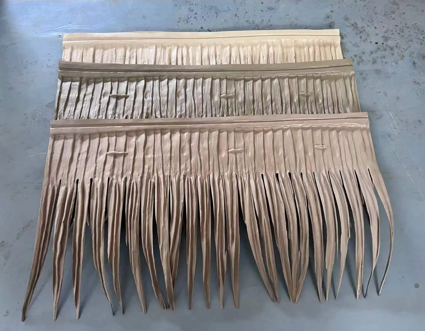 High Simulation Eco Friendly Recyclable UV Resistant Waterproof Synthetic Thatch for Gazebo Villa Roof