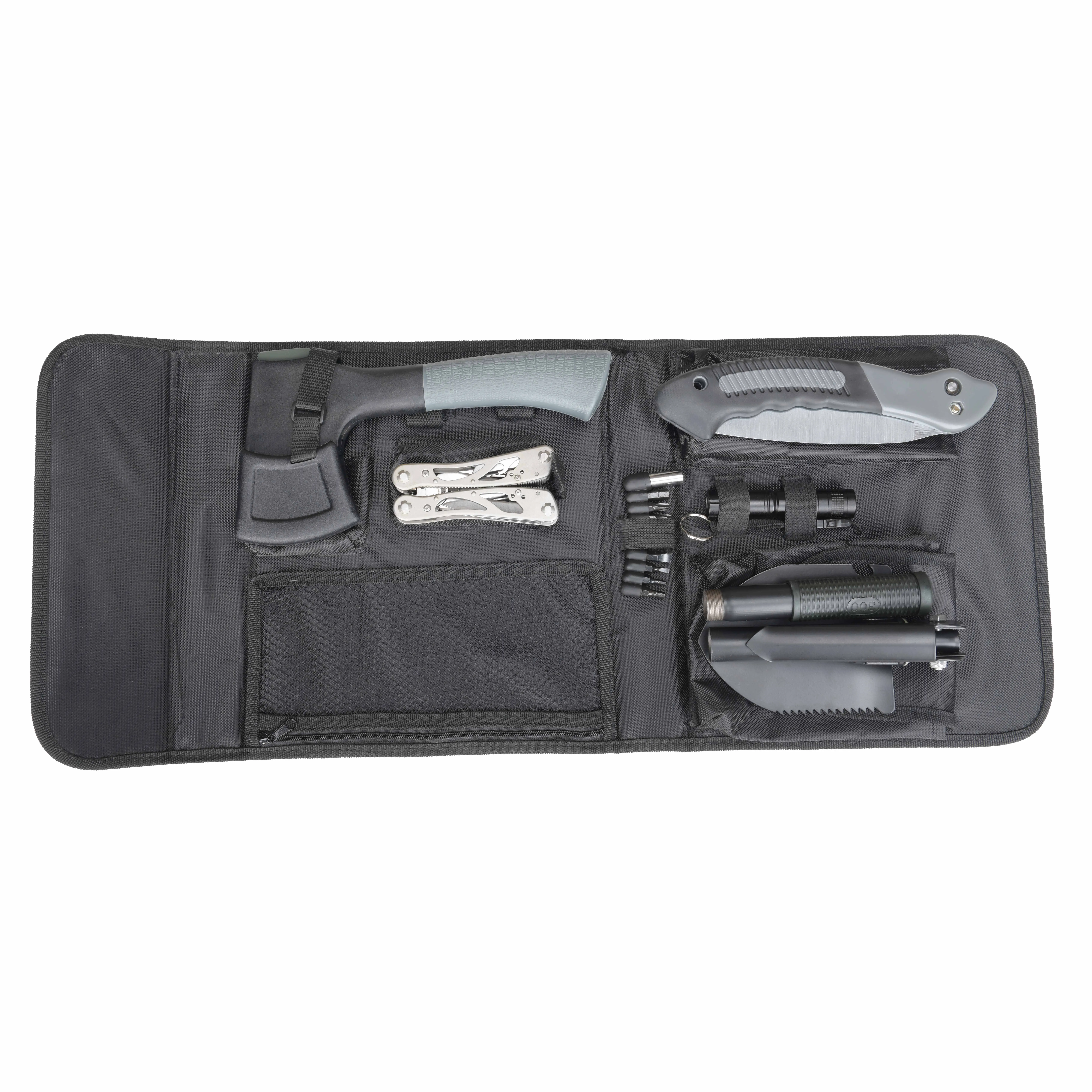 6in1 Tactical Camping Multifunction Survival Set Shovel Axe Saw Flashlight Multitool For Outdoor Emergency