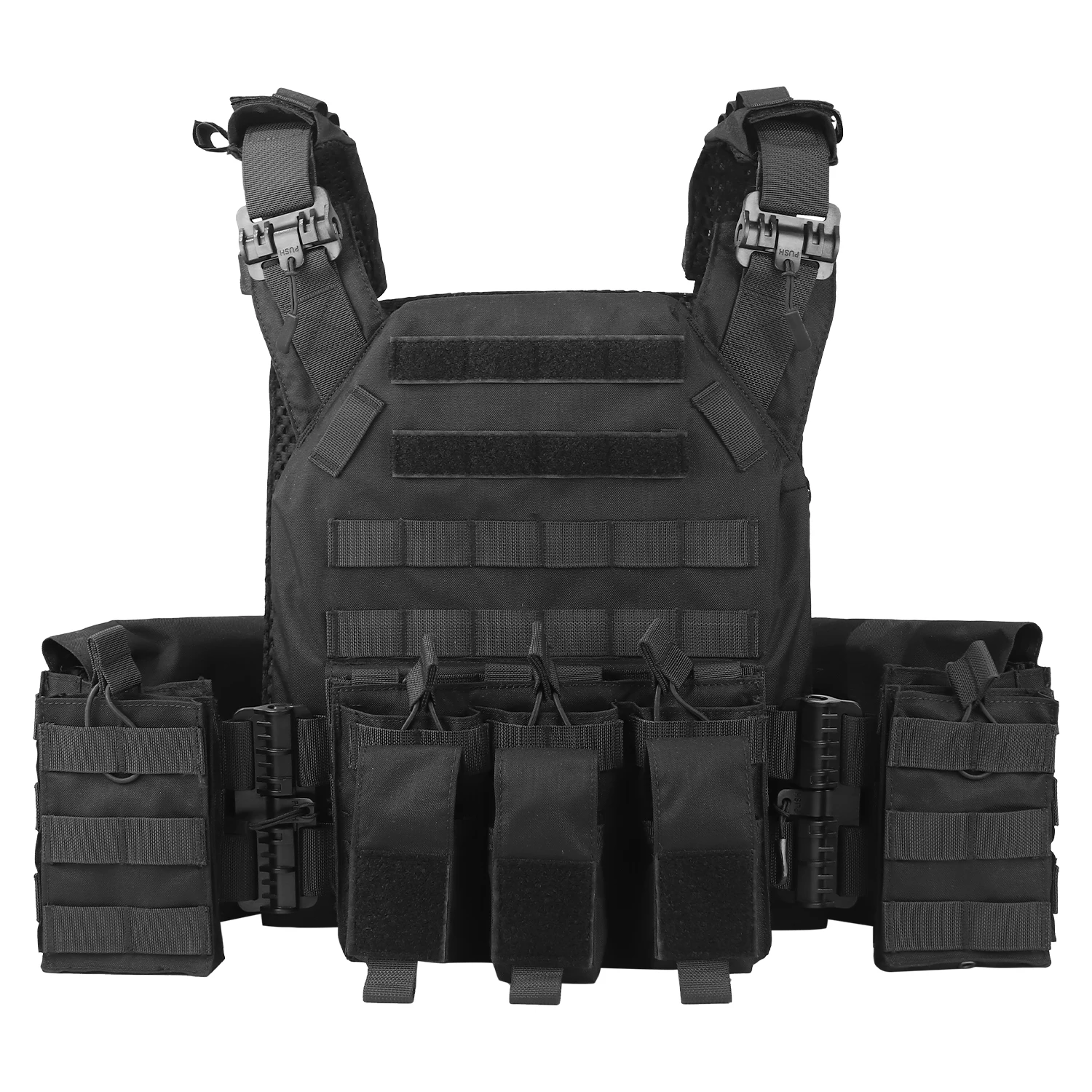 2024 best sale black molle system cpc plate carrier high quality chaleco tactico tactical vest