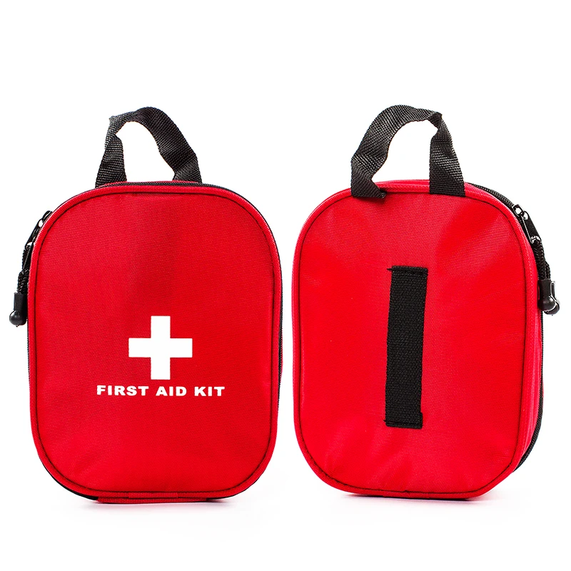 Traveling medical Suspensible/Hanging First Aid Zipper Pouch with Wearable Belt, Handle as truama bag OEM and Factory Price