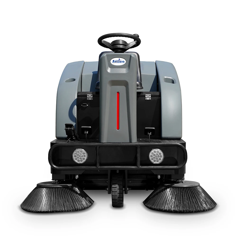 Industrial Automatic Vacuum Floor Sweeper Machine Ride On Electric Street Road Sweeper