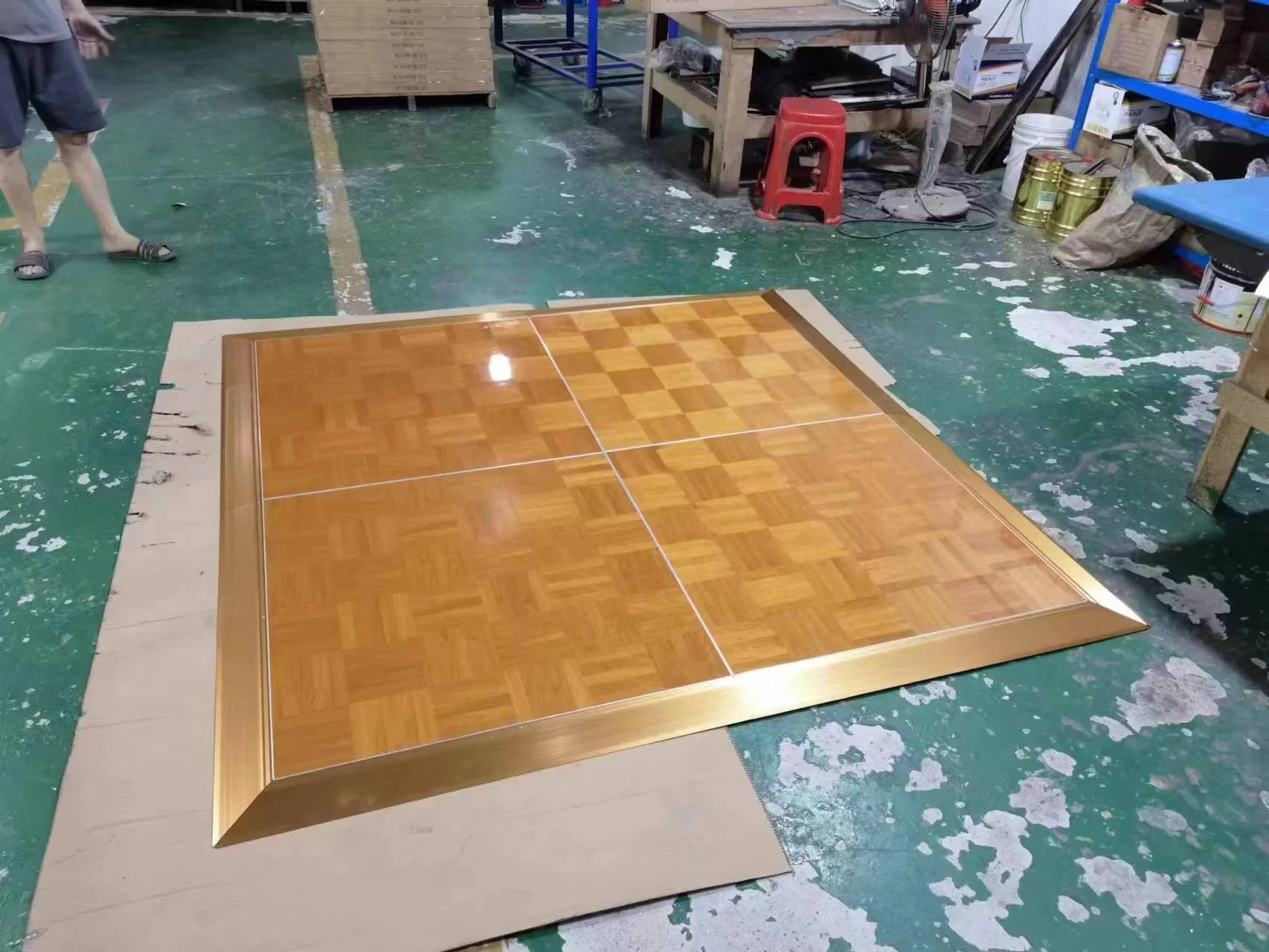 Wooden Dance Floor Panel For Hotel  Wedding Events