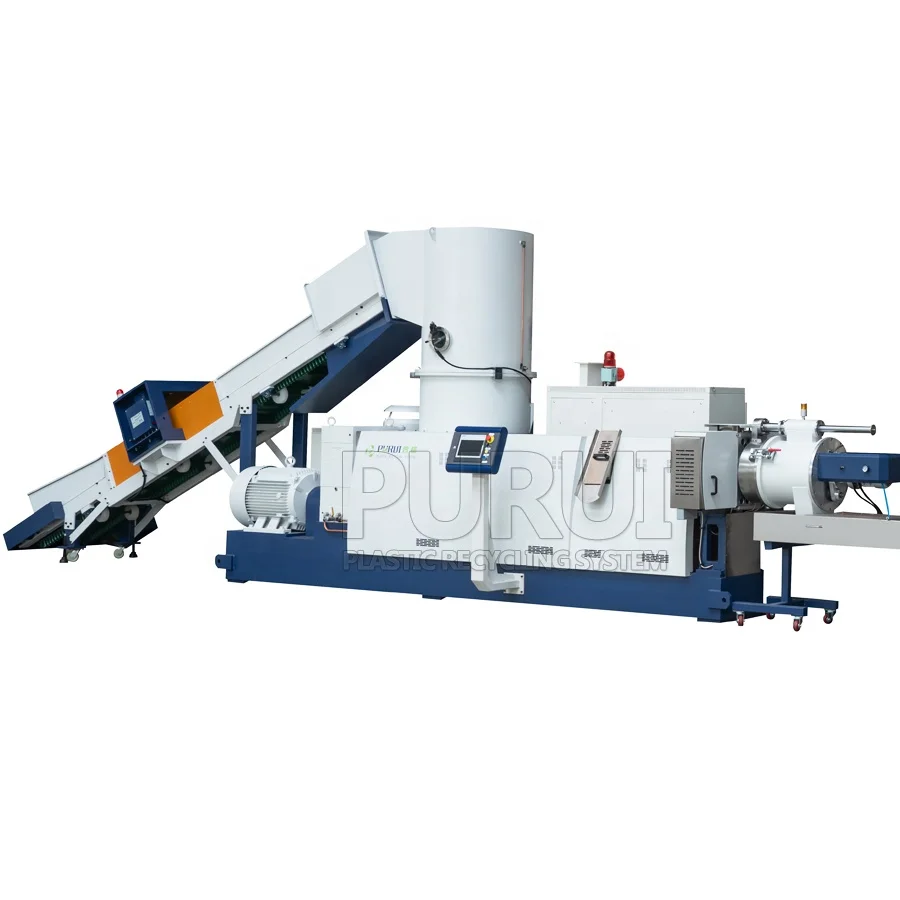 ldpe and lldpe stretch film recycling machine plastic pellets making machine