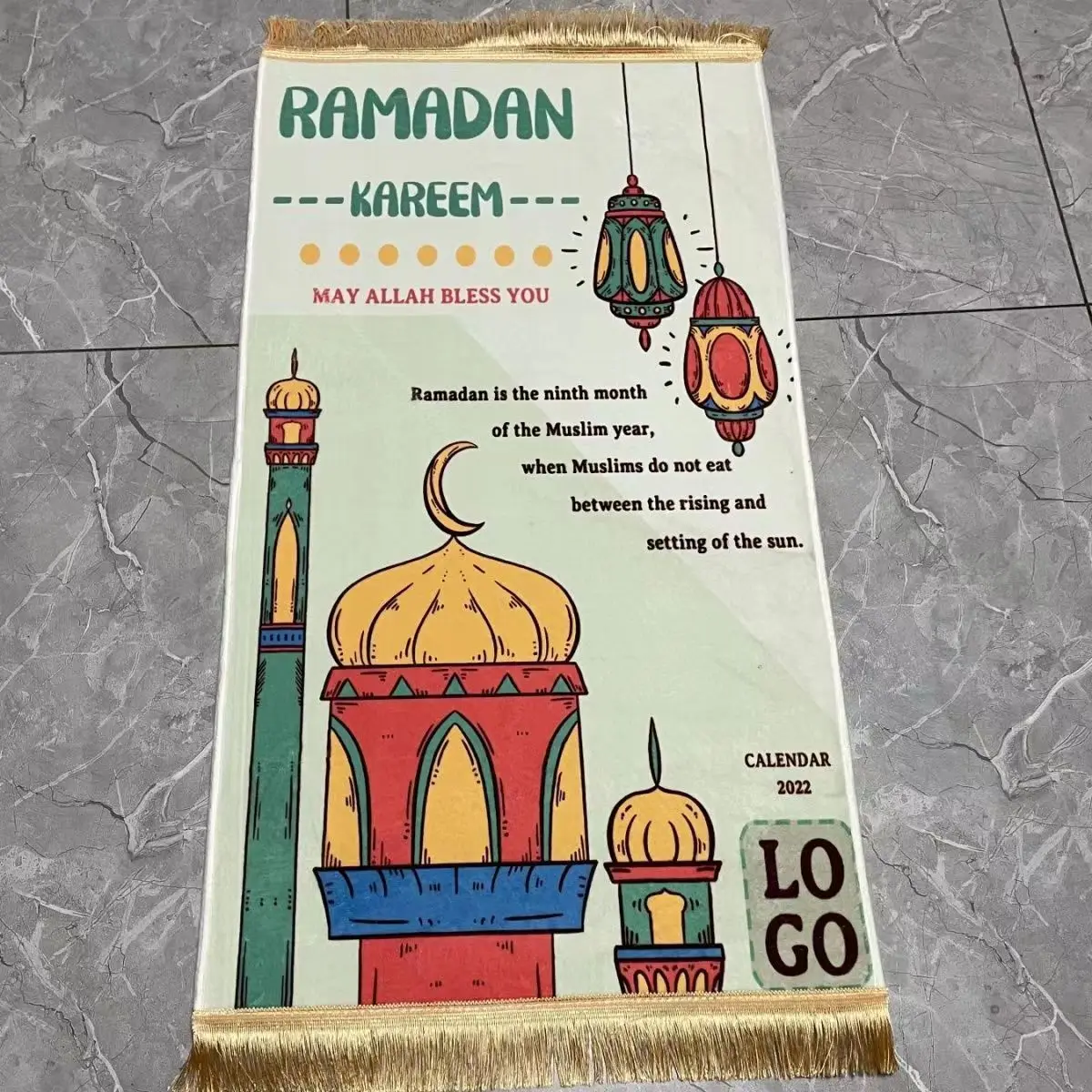Исламский ковер молитвы намаз ИД подарок мультфильм смешанный дизайн 65x115 см Арабский детский молитвенный коврик