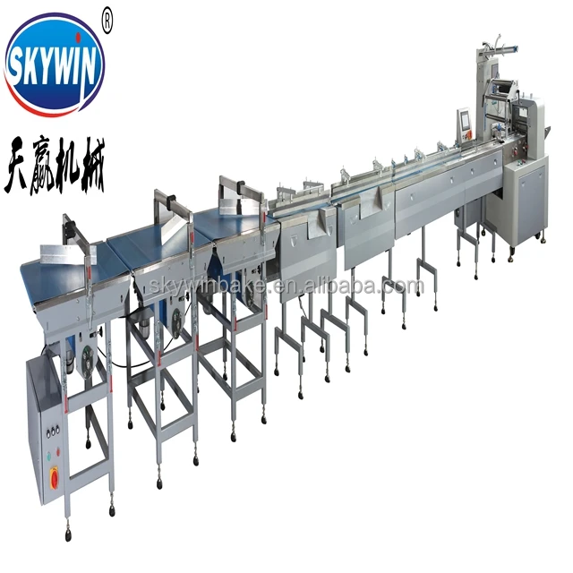 High Speed Automatic Packing Machine Flow Pack Packaging Machine for Snack Biscuit Factory