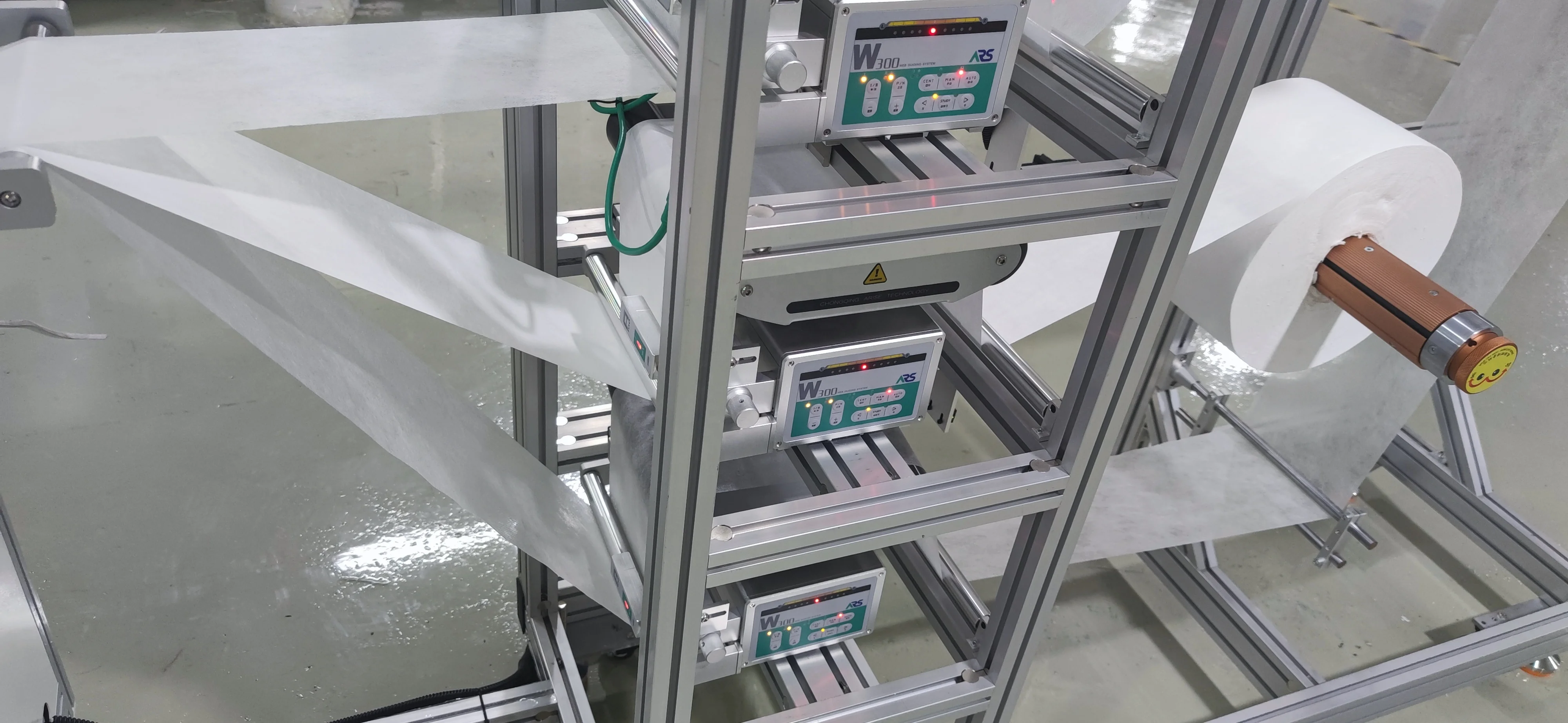 Automatic head loop mask tie on surgical masking tape making machine