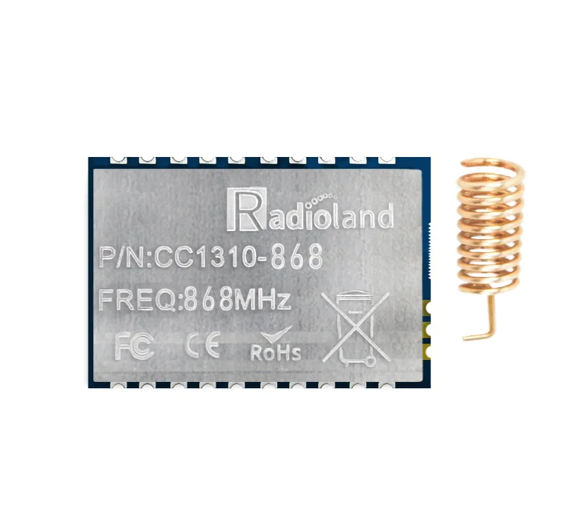 Ultral-Low Power 433MHz 868MHz 915MHz RF Wireless Module TI CC1310 For Industrial Control Program Transmit With Antenna