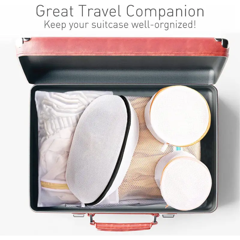 Laundry Washing Bags For Washing Machine Zipper Washable Laundry Bag With Customize Logo