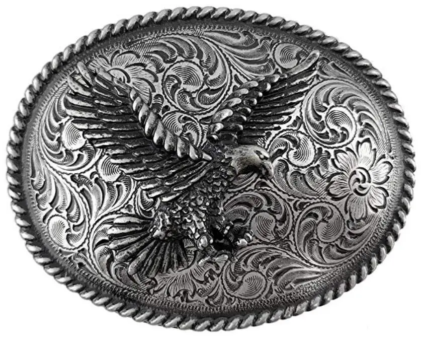 Factory Price customized American Eagle 3D Zinc Alloy Belt Buckle