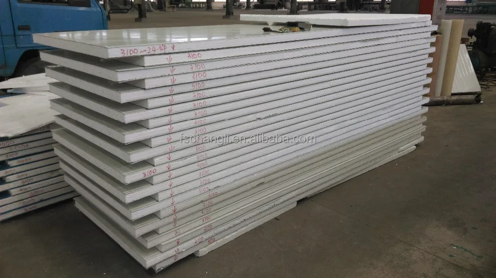 Дешевые EPS PU rockwool цветные покрытые стальными пластинами сэндвич-панели цветные для забора стены крыши