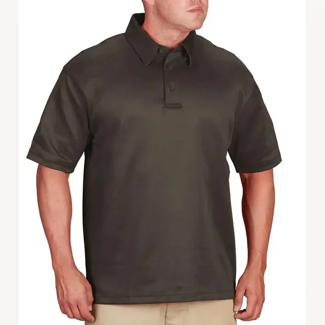 Mens Polo Shirt Quick Dry Performance Long and Short Sleeve Tactical Shirts Pique Jersey Golf Shirt