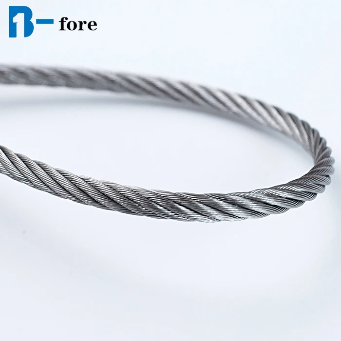 
High corrosion resistance aisi 304 316 /7*7 7*19/1.5mm 5mm 6mm 8mm 10mm 12mm 16mm ropes alambre stainless steel wire rope 