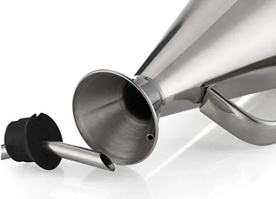 500ml Stainless Steel Olive Oil Dispenser, Leakproof Pourer Dispensing Bottle For Oil Soy sauce Vinegar Cooking wine