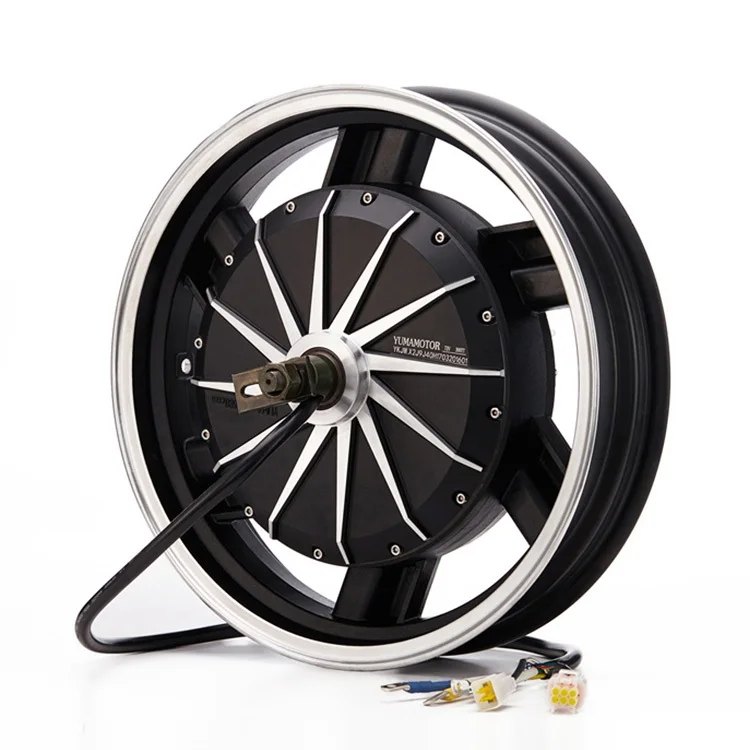JunTeng YM MOTOR Motorcycle Motor Hub 17 Inch 72V BLDC Electric Scooter 2000w wheel hub motor