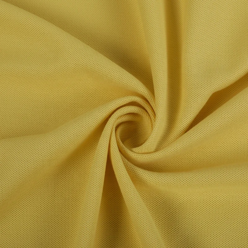 Wholesale cloth material fabric mesh tela pique 100 algodon 100% cotton pique fabric for polo shirt