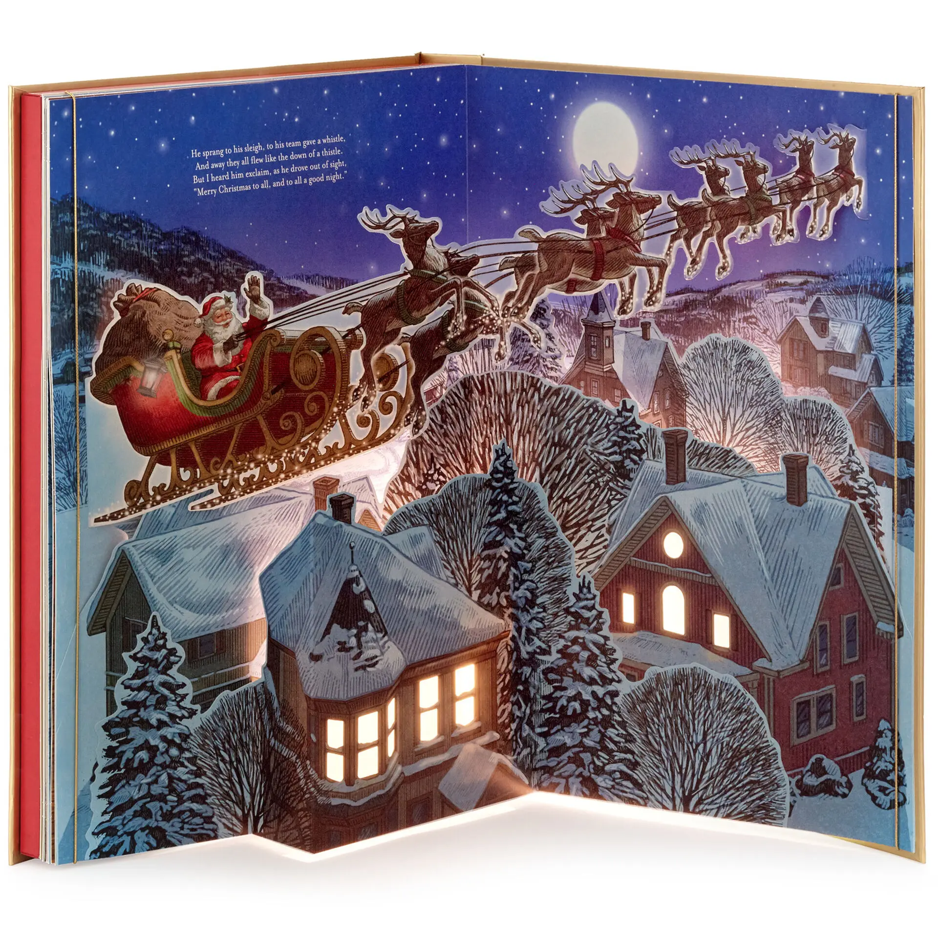 Custom Christmas Eve Story Book, Quiet Book for Kids