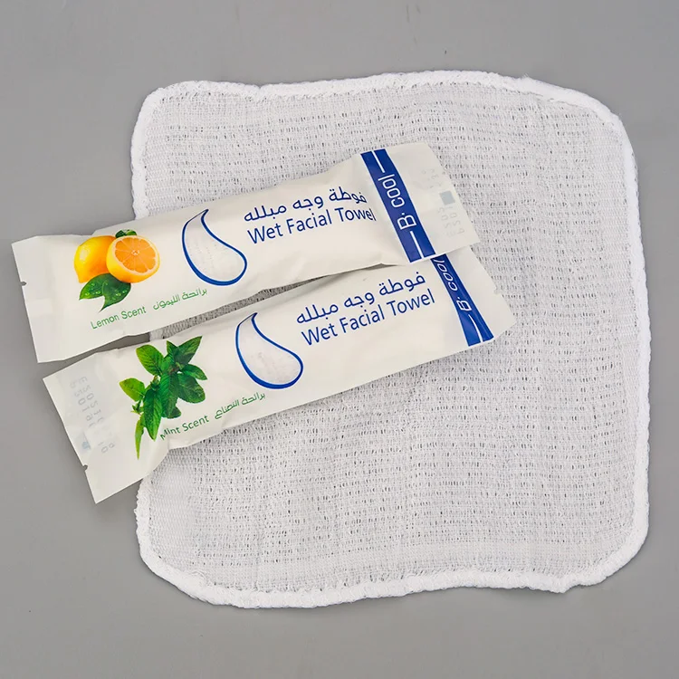 Чай с лимоном, алоэ, 100% хлопок, воздух, кофе, ресторан, магазин, свежие влажные полотенца для лица, освежающие салфетки