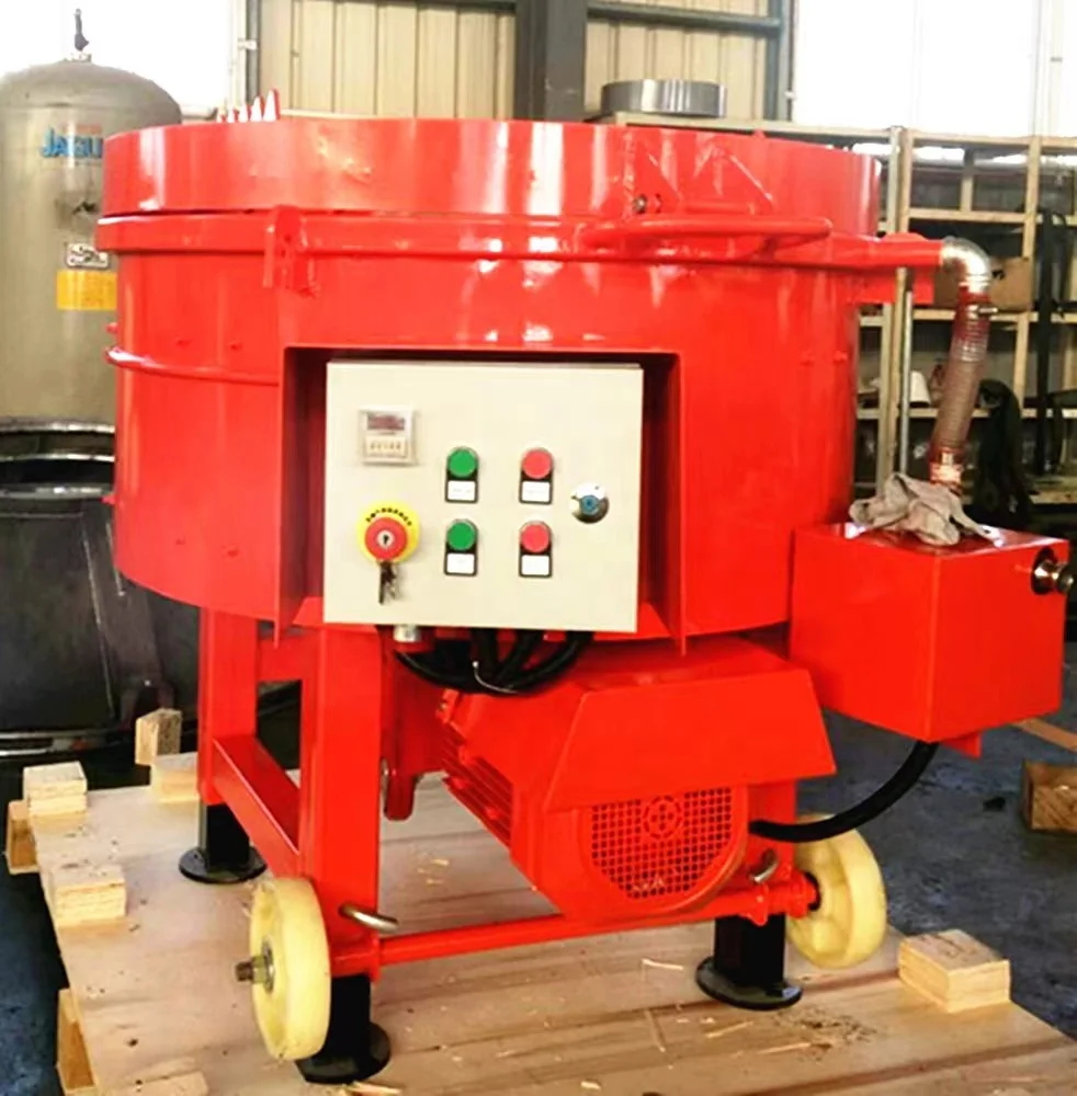 DEX 250kg refractory castable pan mixer for steel company