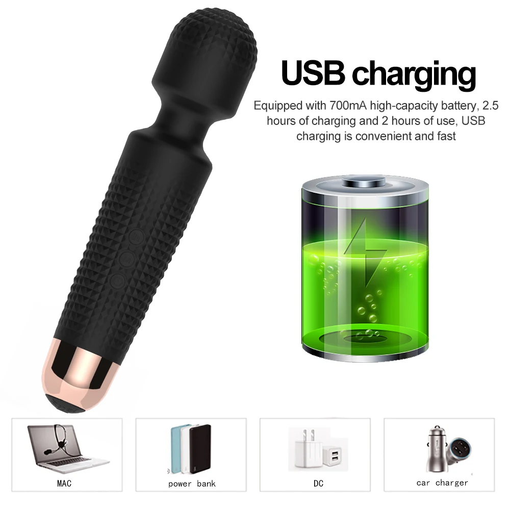 Av Vibrator Sex Toys For Woman G Spot Massager Powerful Wand Clitoris Stimulator Vibrating Dildo Female Other Sex Products