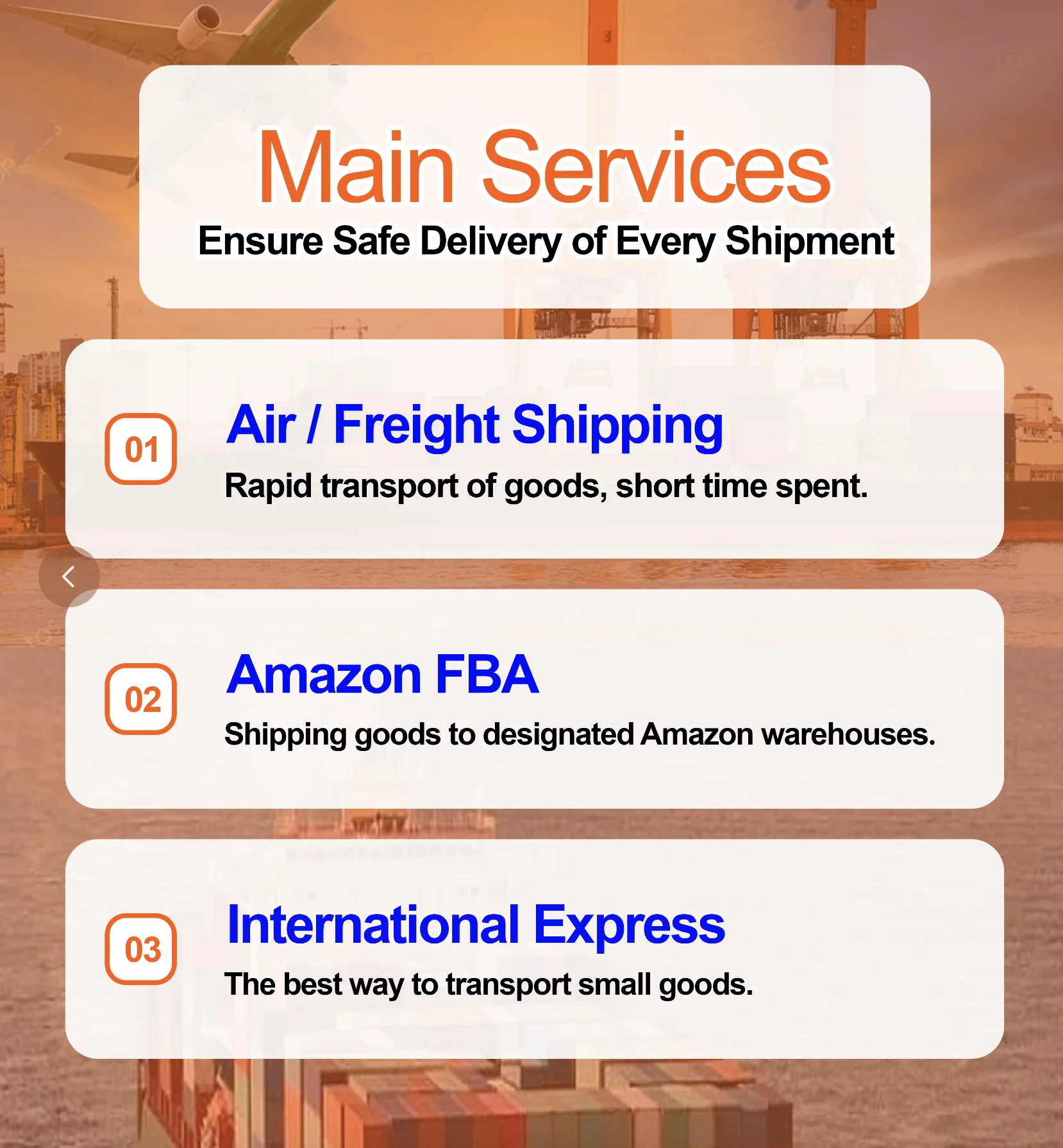 International  to UAE Shipping Agent to USA Sea Air in China Cheapest Shipping Agent
