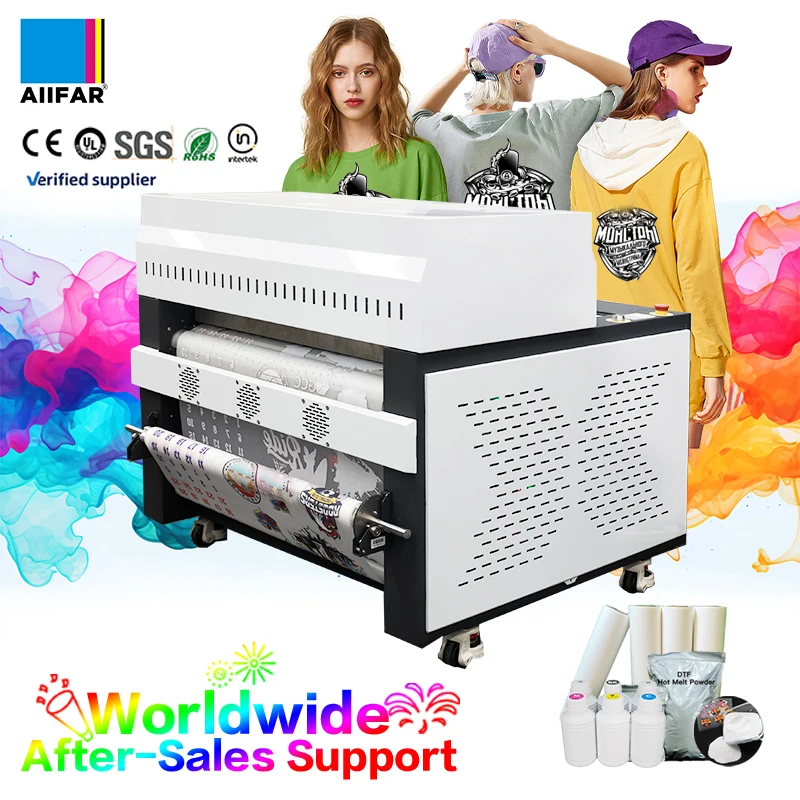 Small Fully Automatic DTF Printer Low Energy Consumption 800mm Compact Manufacturing Vendor Powder Shaker Hidden Air New