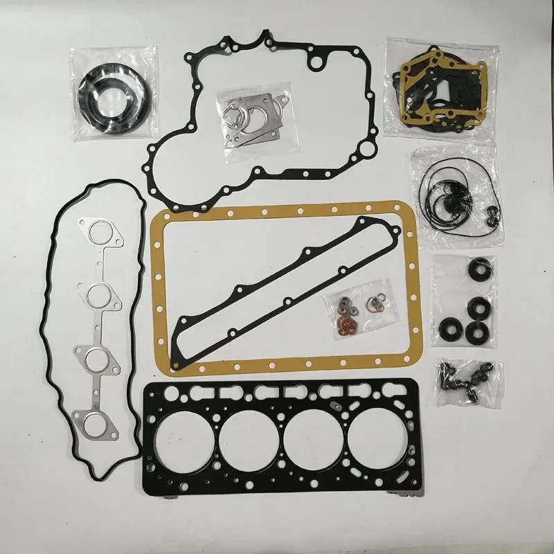 V3800 Engine Gasket Kit for Kubota Engine M5-091 M5-111 M96s M105s M108s Tractor Engine Repair Aftermarket Parts