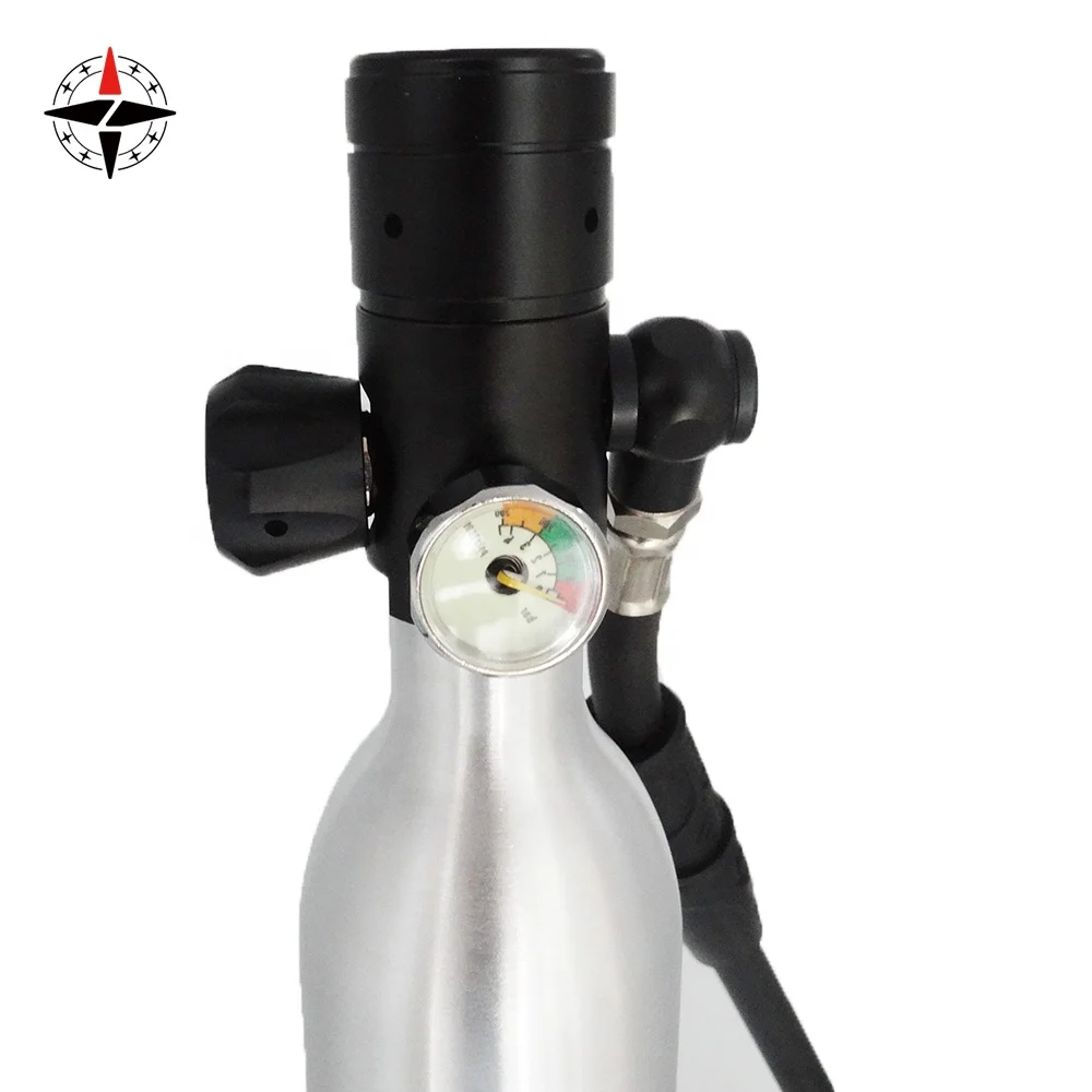 Factory Supply SCUBA Dive Tank Diving Cylinder DIN YOKE Regulator Mini Pony Tank 0.5L 6L 8L 10L Aluminum Tank Plongee