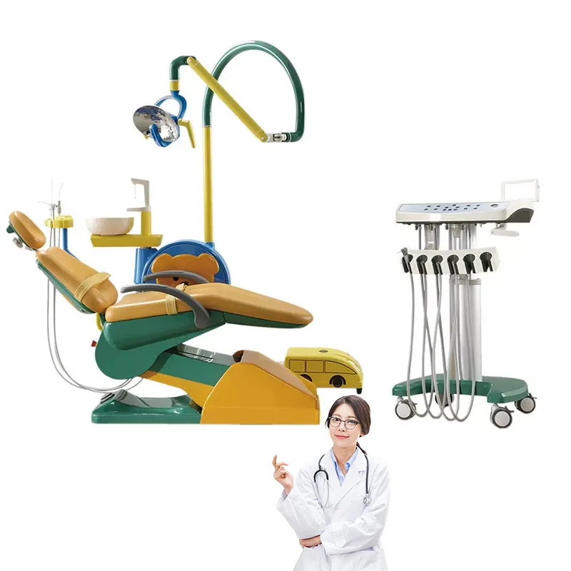 High Quality Dentistry Equipment Cartoon Style Medical Cheap Children Dental Unit Chair Pediatric Dental Chair