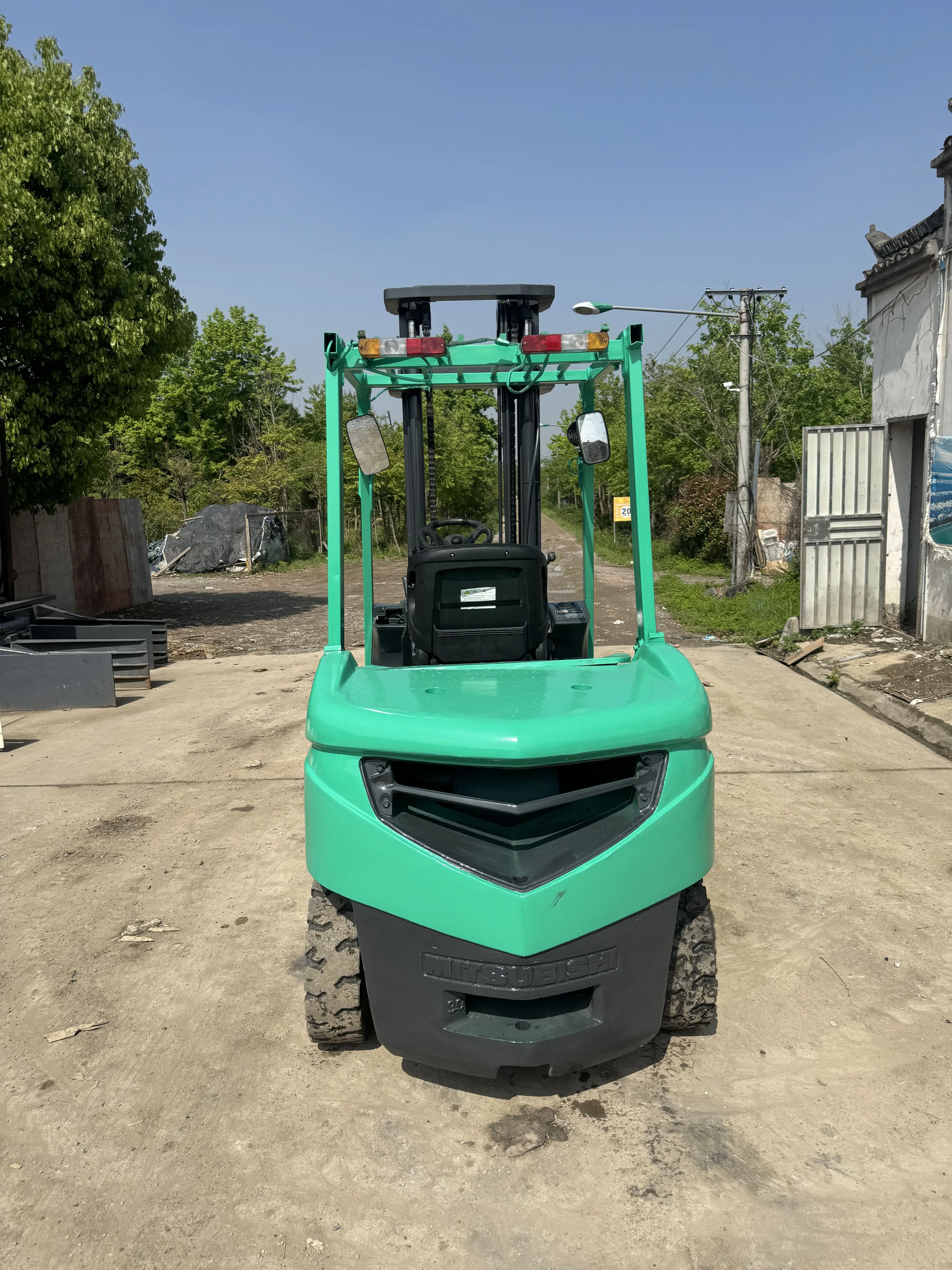 Japanese Mitsubishi 30t Diesel Forklift Mitsubishi Forklift 30ton Used FD300 Manual Hydraulic Forklift
