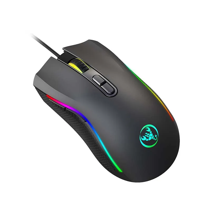 Высококачественная RGB USB оптическая OEM производитель 7200 точек/дюйм красочная 6D Проводная игровая мышь