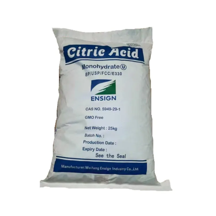 Ensign  monohydrate citric acid stock sale citric acid anhydrous citric acid