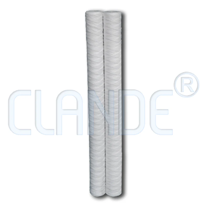 Pp Sediment String Wound Filter Cartridge Machine 1 Micron 20 Inch Pp Cotton Filter Element