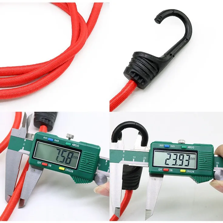 Fixing StrapElastic Reinforced Strapping  Trunk Bike Hook Rope Elastic Luggage Rope Motorcycle Cargo