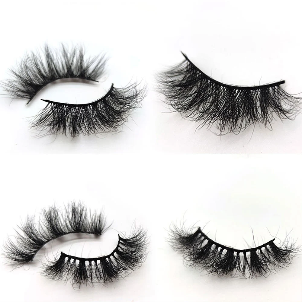 3 D Mink Eyelashes 100% Cruelty Free Reusable Lashes Natural Wispy False Lashes Makeup Wholesale Strip Fluffy Lash