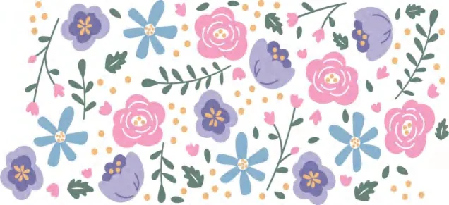 cup wrap transfers flowers green plants flamingos 16oz libby cup impresore a3 flatbed waterproof uv dtf cup wrap transfers