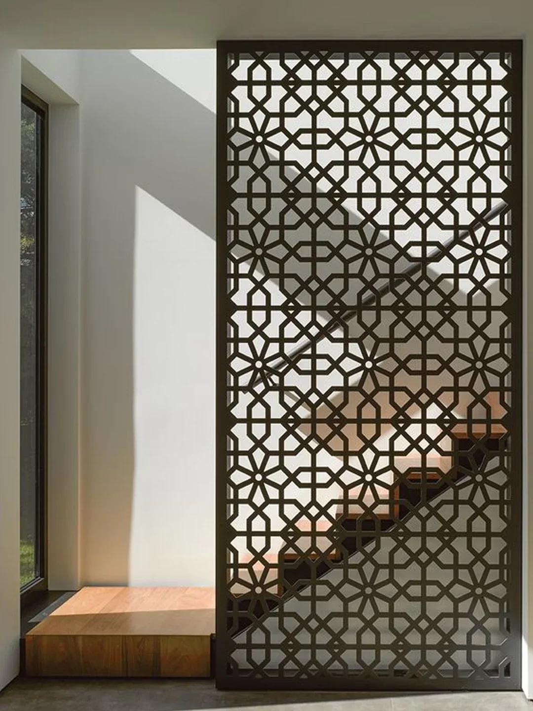 ECT customized Laser Cut Corten Steel Garden Screen Panels metal screen