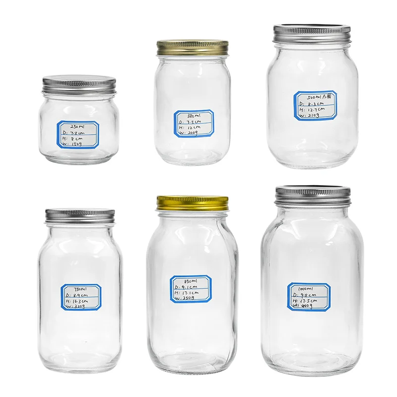 500ml marmalade glass jar