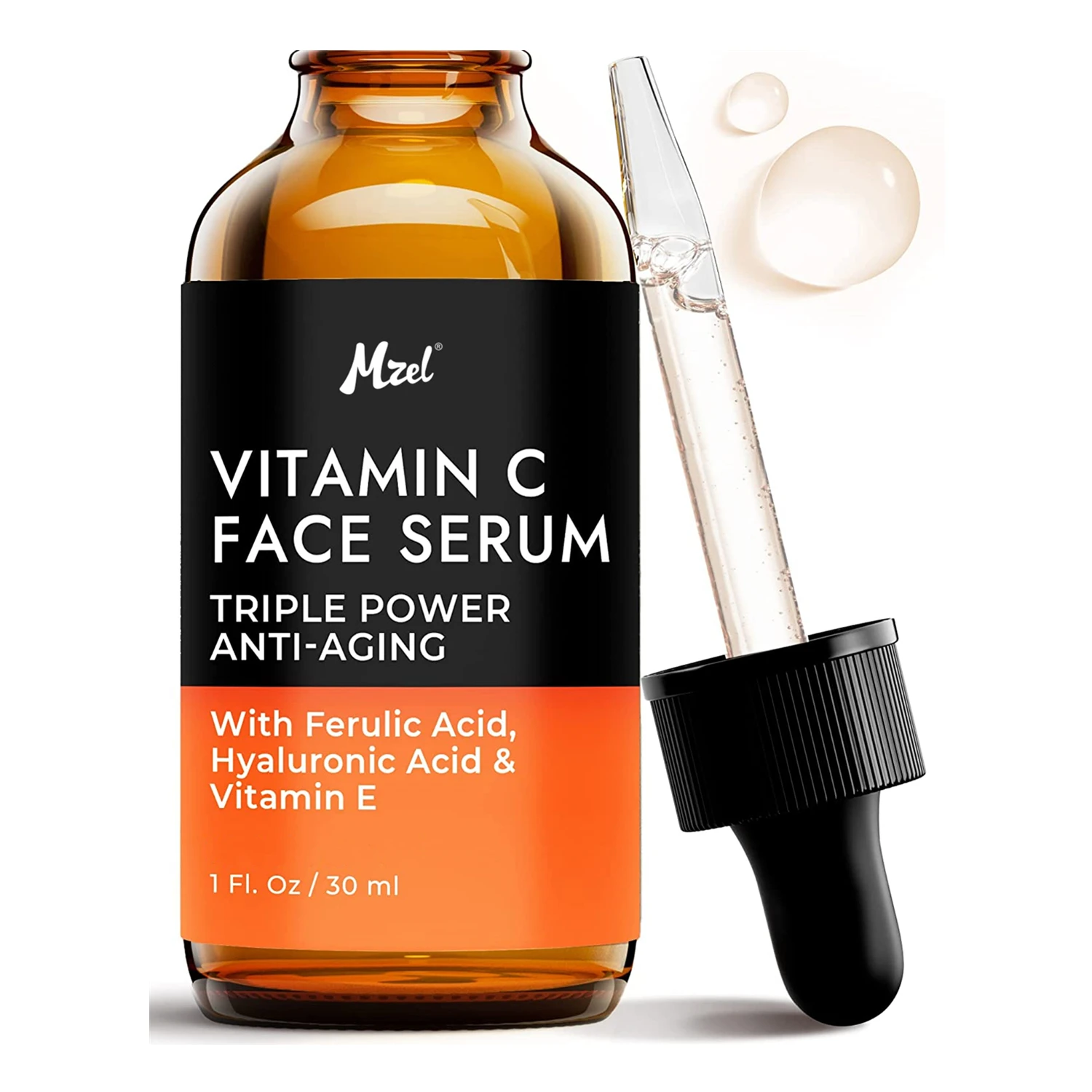 Vitamin C Serum for Face with Hyaluronic Acid, Vitamin E & Ferulic Acid for Women & Men Skin Brightening