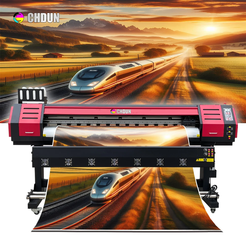 Easy-to-Manage Digital Home 1.8m Matt Poster Size Inkjet Printer Large Format Eco-Solvent Automatic Grade for Advertising