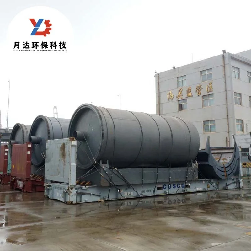 Automatic 10-15T/D waste plastic to fuel oil plant plastic pyrolysis reactor machine with installation for sale