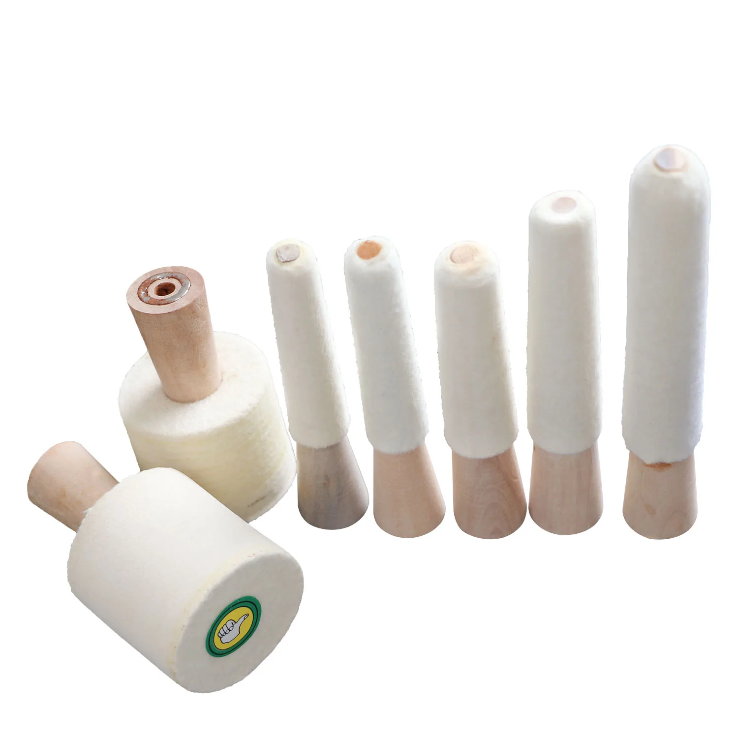 Ring Inner Polishing Rod Bracelet Polishing Rod 3 Inch 4 Inch 5 Inch Wool Inner Velvet Stick Jewelry Inner Hole Polishing Tools