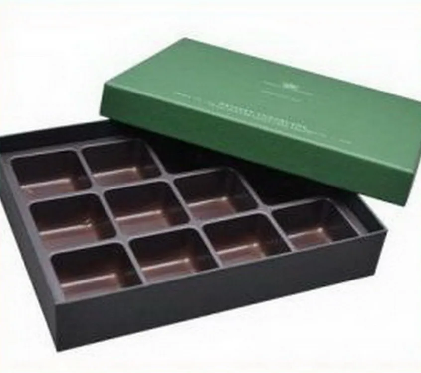 Пластиковый лоток для печати художественной бумаги, коробка для упаковки шоколада с формами