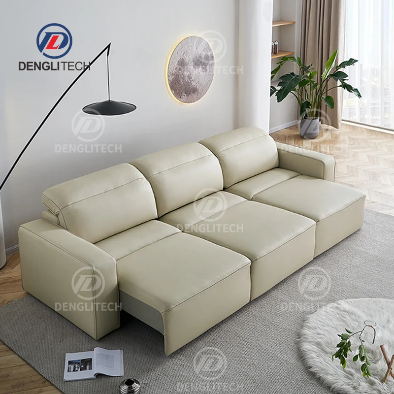 Modern Leather Italian Fabric Sofa Set Designs Living Room Furniture Linen Look Non-Slip Sofa Cover Game Room Furniture