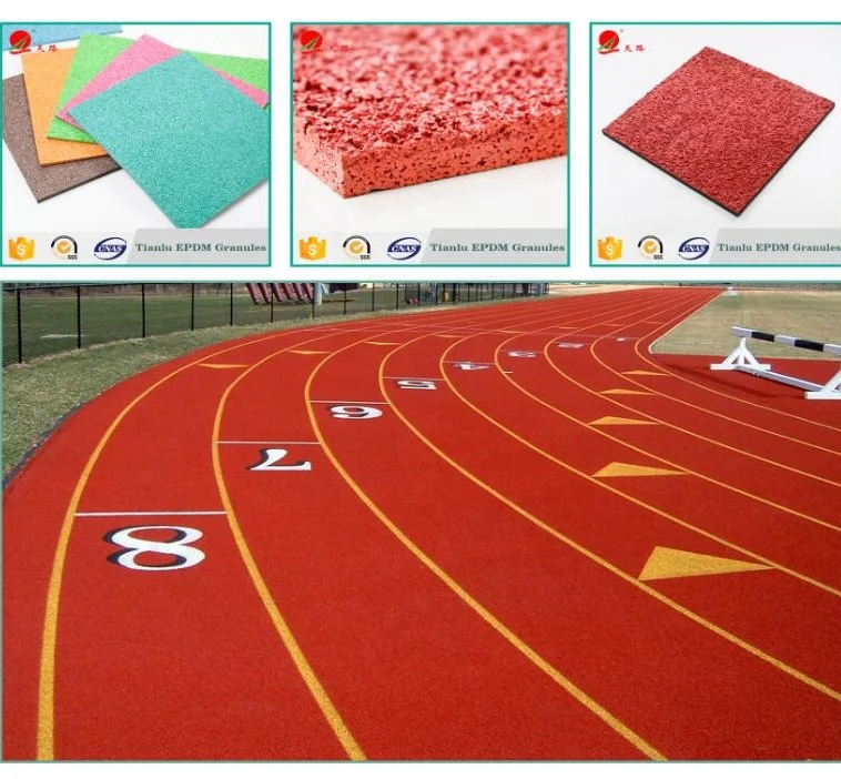 Hot sale EPDM rubber granules for plastic track factory price EPDM
