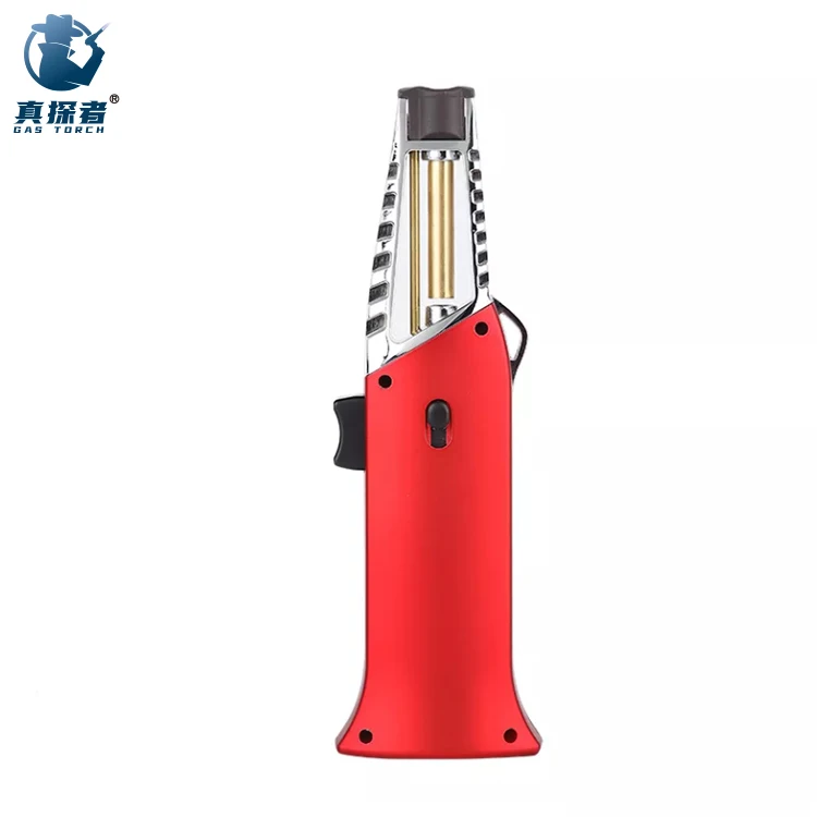GF-928A good windproof straight flame cooking butane gas torch butane gas lighter for kitchen